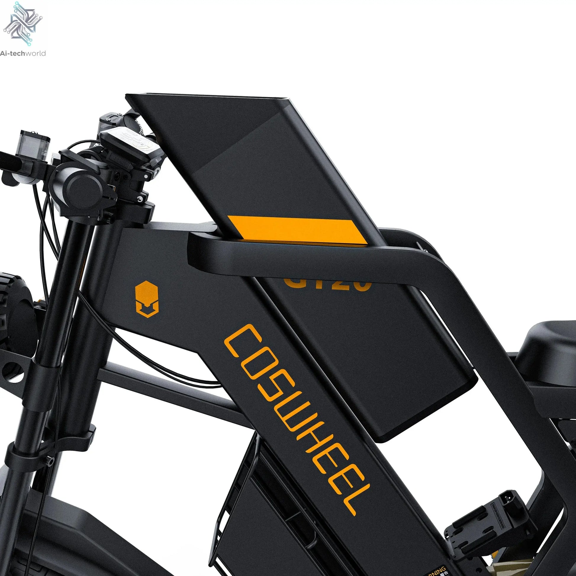 Coswheel Electric bike for Adult 2000W 60V Off-Road Motorcycle Mountain Bikes 20Inch Electric bike Fatbike Motorcycles ebike Ai-TechWorld 