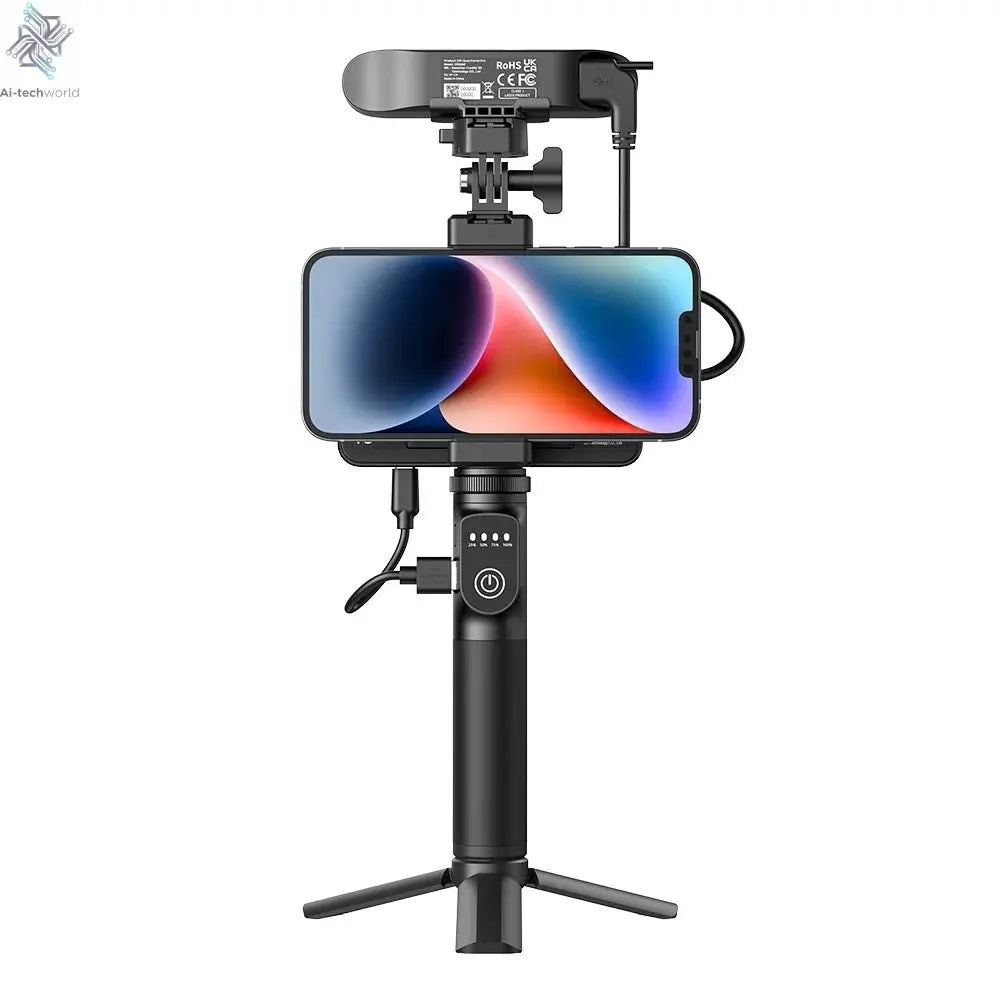 Creality 3D Scanner CR-Scan Ferret Pro Handheld Anti-shake Tracking WiFi6 24-bit full-color Wireless Scanning 0.1mm Accuracy Ai-TechWorld