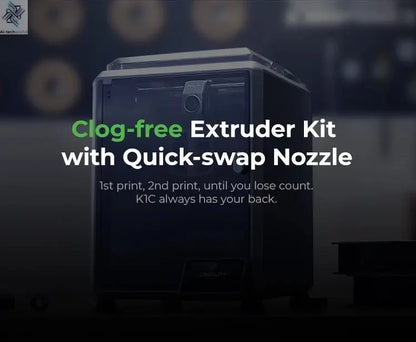 Creality K1C 3D Printer 600mm/s Auto Leveling Robust Direct Extruder Tri-High Speed Printing Upgrade K1 with AI Camera Printer Ai-TechWorld