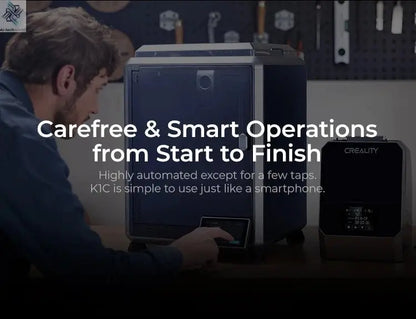 Creality K1C 3D Printer 600mm/s Auto Leveling Robust Direct Extruder Tri-High Speed Printing Upgrade K1 with AI Camera Printer Ai-TechWorld