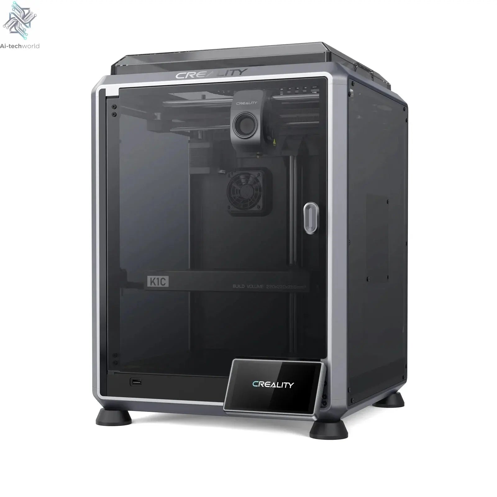 Creality K1C 3D Printer 600mm/s Auto Leveling Robust Direct Extruder Tri-High Speed Printing Upgrade K1 with AI Camera Printer Ai-TechWorld