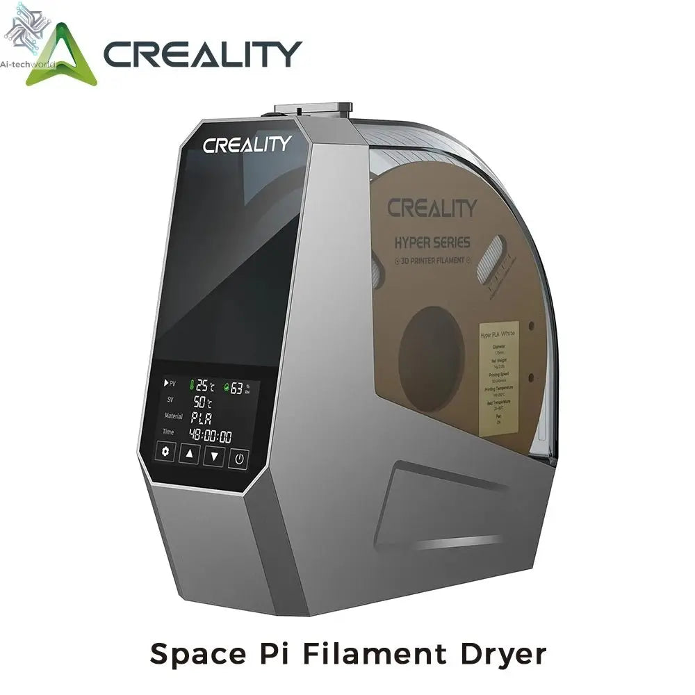 Creality Space Pi Filament Dryer Real-time Humidity&temperature Monitoring 1kg 3D Printer Filament Dryer Box Storage Holder Ai-TechWorld