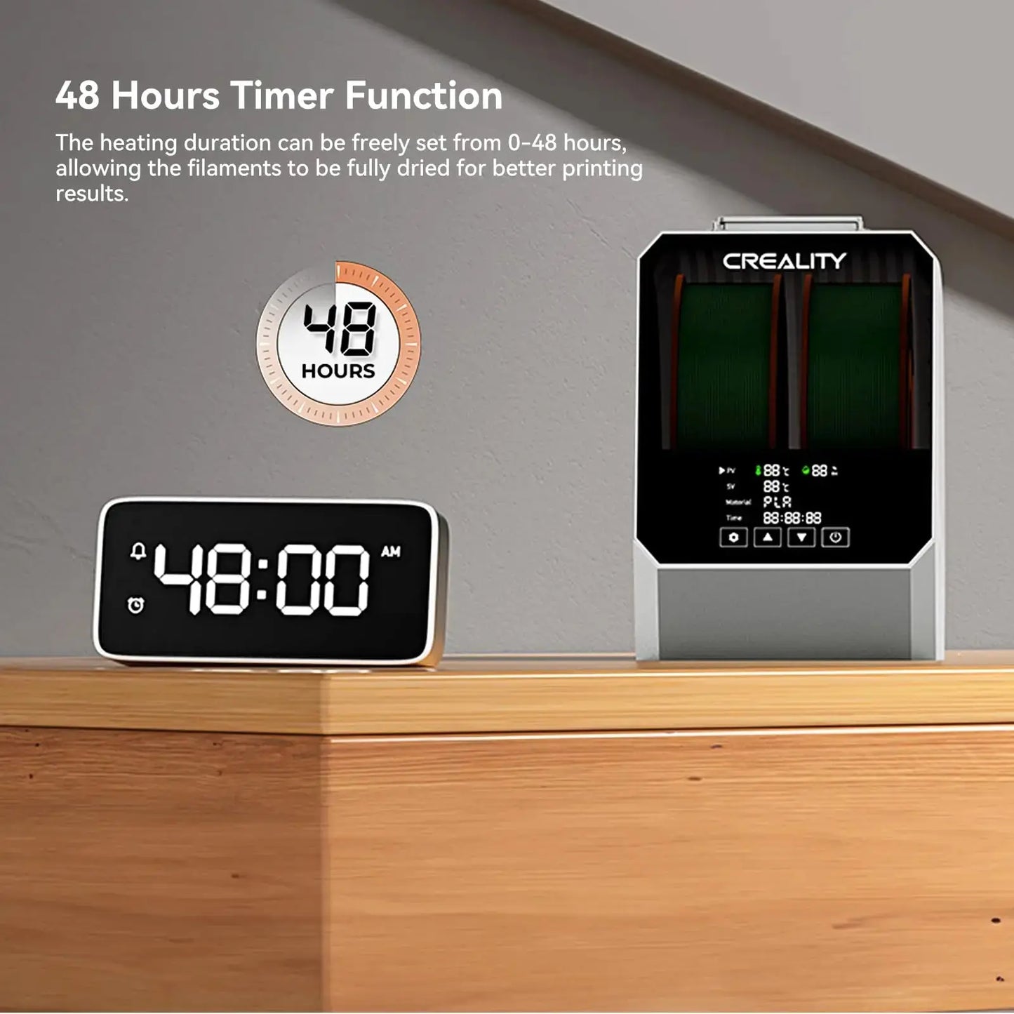 Creality Space Pi Filament Dryer & Drying Box - 2 Rolls Dehydrator for 2KG Filament Ai-TechWorld