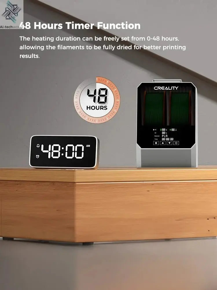 Creality Space Pi Filament Dryer & Drying Box - 2 Rolls Dehydrator for 2KG Filament Ai-TechWorld