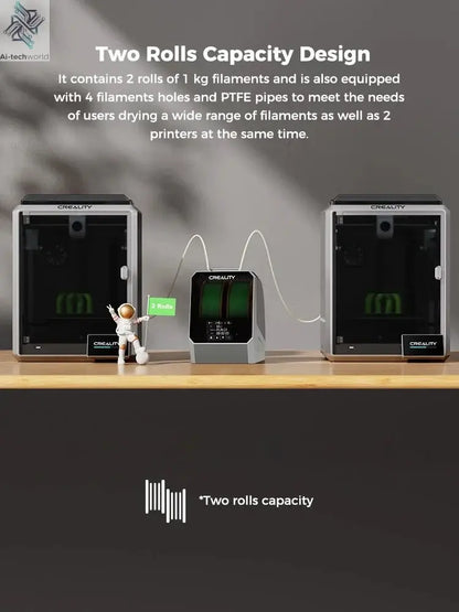 Creality Space Pi Filament Dryer & Drying Box - 2 Rolls Dehydrator for 2KG Filament Ai-TechWorld