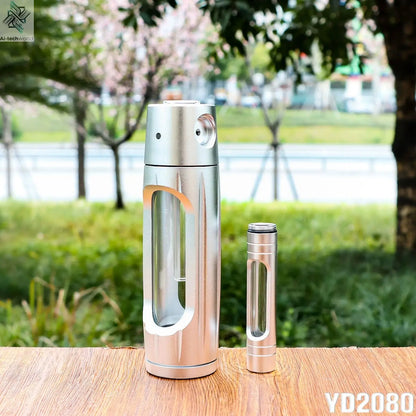 Cross-Border New Arrival Hammer-Shaped Aluminum Alloy Pipe Portable Metal Glass Tobacco Pipe Removable Easy to Clean Pipe Ai-TechWorld 
