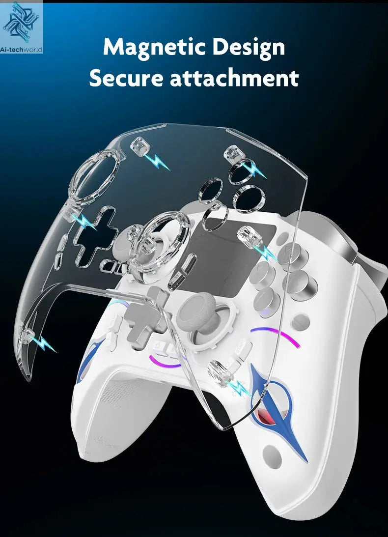 Cross-border Gaming Controller with 2-inch Smart Interactive Screen for PC, Switch, PS4, Android, HarmonyOS, and iOS Streaming Ai-TechWorld 