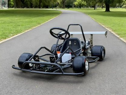 Custom 200cc Gas Racing Go Kart Drift Kart Karting Car 4 Wheel Slick Tires Kart Ai-TechWorld 