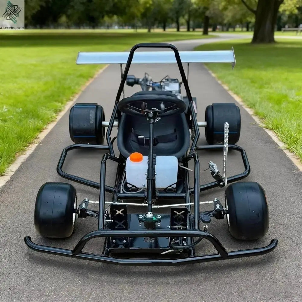 Custom 200cc Gas Racing Go Kart Drift Kart Karting Car 4 Wheel Slick Tires Kart Ai-TechWorld 