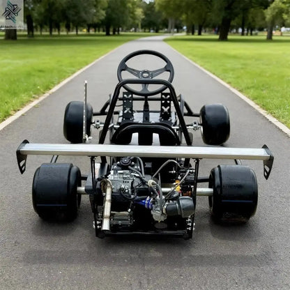 Custom 200cc Gas Racing Go Kart Drift Kart Karting Car 4 Wheel Slick Tires Kart Ai-TechWorld 