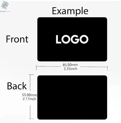 Custom Engraved Stainless Steel Nfc Metal Card Laser Cut Black Mirror Blanks Metal Business Cards Ai-TechWorld 