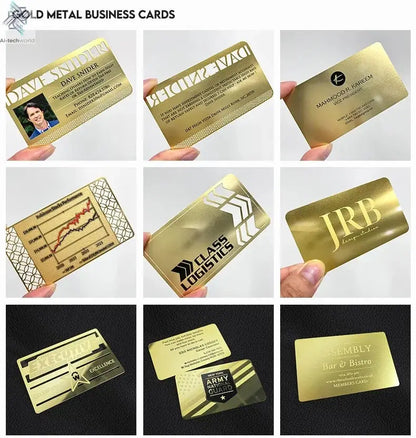 Custom Engraved Stainless Steel Nfc Metal Card Laser Cut Black Mirror Blanks Metal Business Cards Ai-TechWorld 