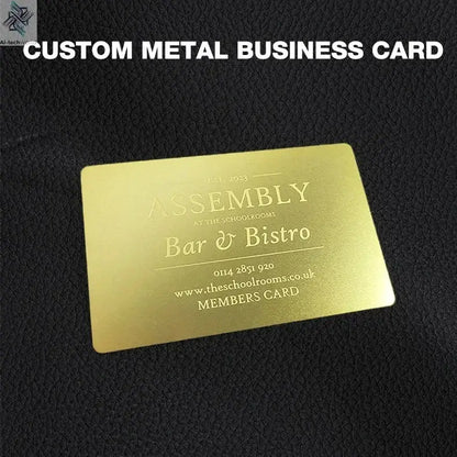 Custom Engraved Stainless Steel Nfc Metal Card Laser Cut Black Mirror Blanks Metal Business Cards Ai-TechWorld 