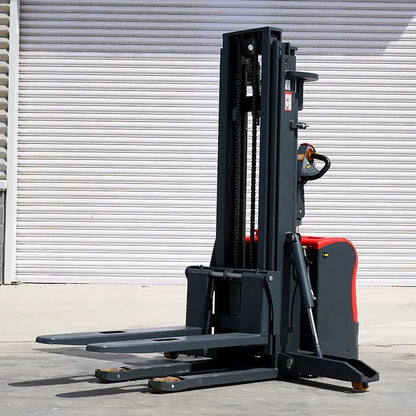 Customized Hot sale warehouse portable stacker 3-6m lift low price electric stacker 1ton 2ton 3ton fully electric pallet Ai-TechWorld 