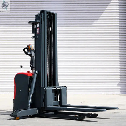 Customized Hot sale warehouse portable stacker 3-6m lift low price electric stacker 1ton 2ton 3ton fully electric pallet Ai-TechWorld 