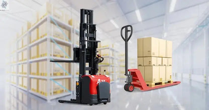 Customized Hot sale warehouse portable stacker 3-6m lift low price electric stacker 1ton 2ton 3ton fully electric pallet Ai-TechWorld 