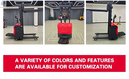 Customized Hot sale warehouse portable stacker 3-6m lift low price electric stacker 1ton 2ton 3ton fully electric pallet Ai-TechWorld 