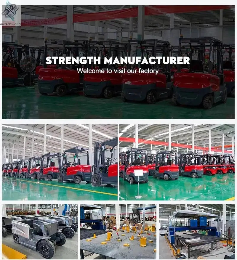 Customized Hot sale warehouse portable stacker 3-6m lift low price electric stacker 1ton 2ton 3ton fully electric pallet Ai-TechWorld 