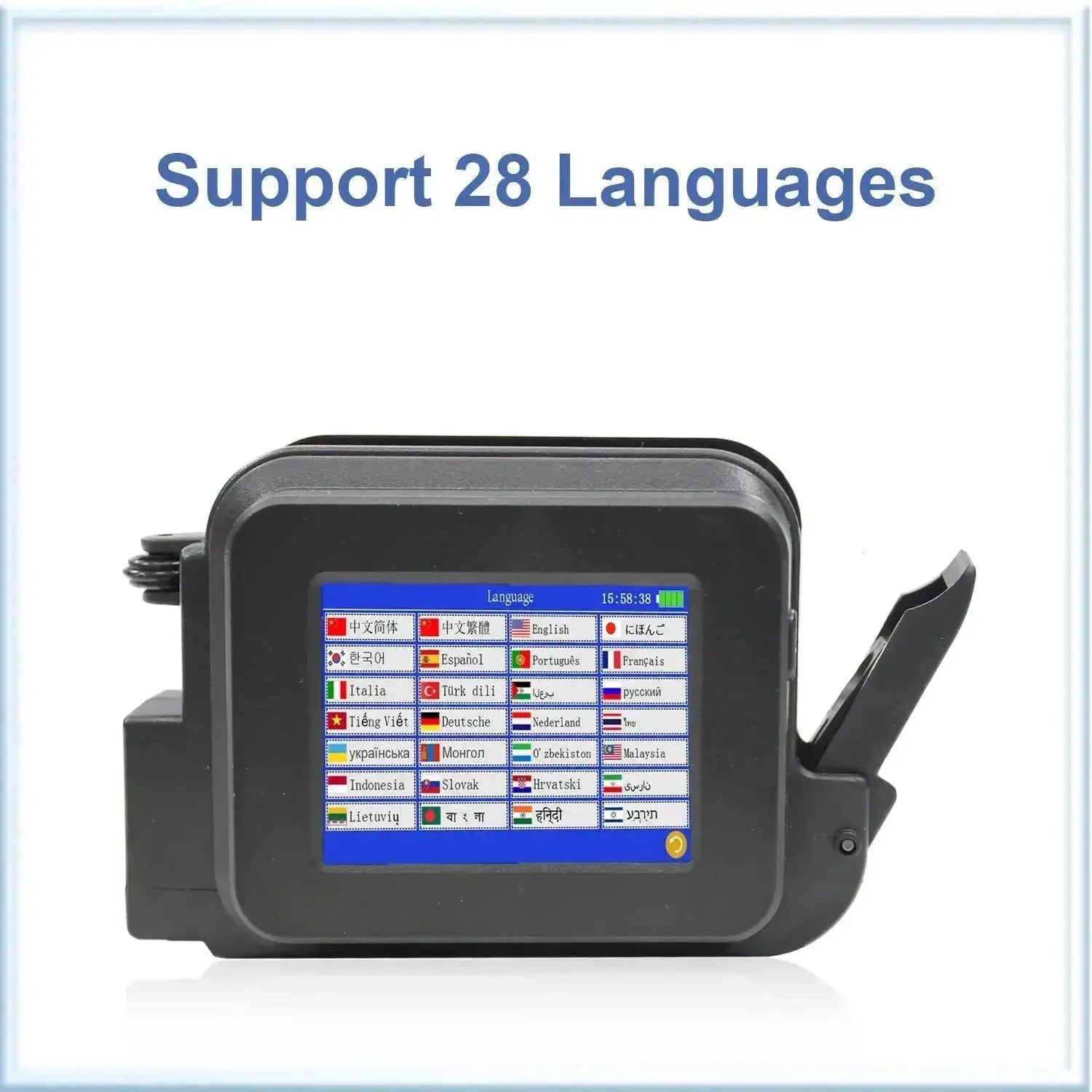 DCODE XMINI 12.7mm Portable Mini Printer Handheld Inkjet Printer Text QR Barcode Image Batch Number Logo Image Coding Machine Ai-TechWorld