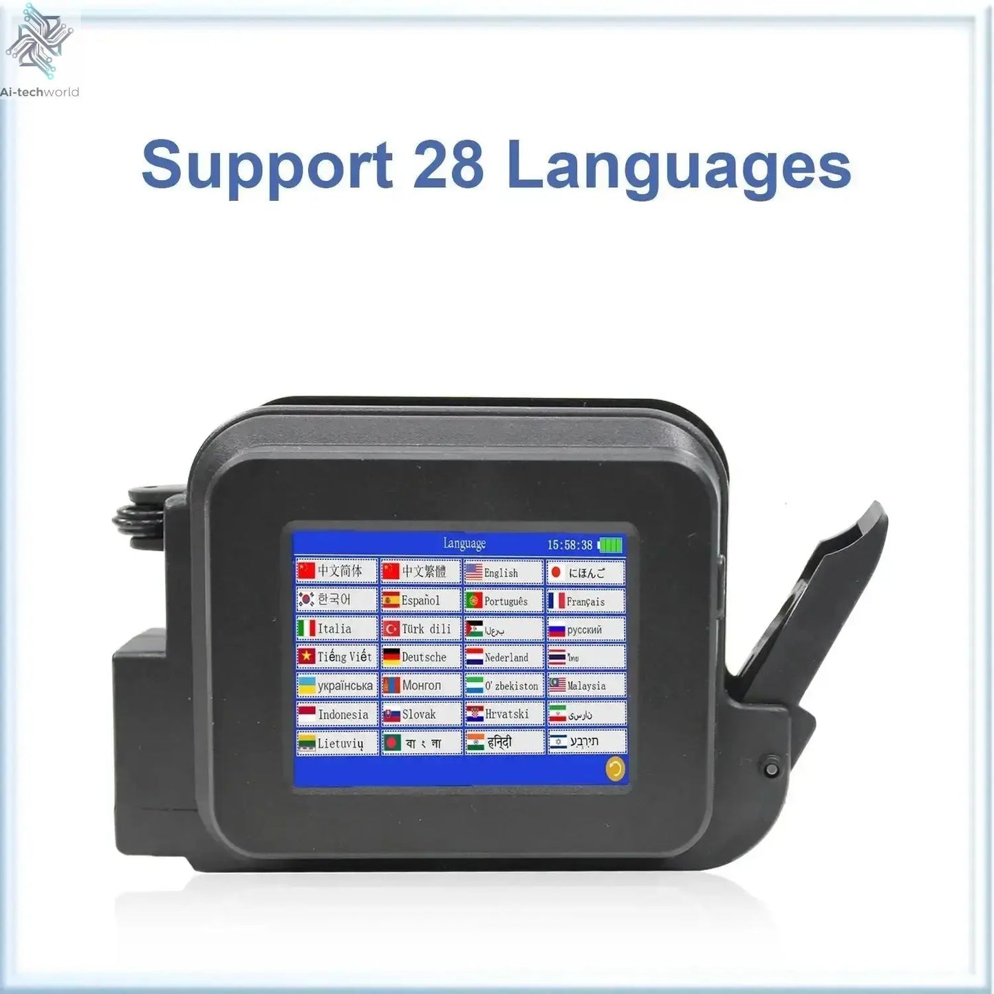 DCODE XMINI Portable Handheld Inkjet Printer - QR Barcode & Text Coding Machine Ai-TechWorld