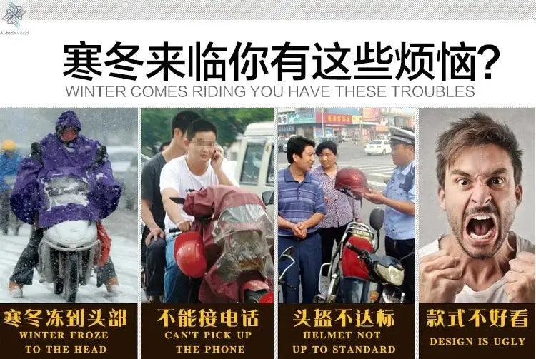 DOT Approved Safety Modular Flip Motorcycle Helmet with Dual Lens Interior Visor - Ai-TechWorld