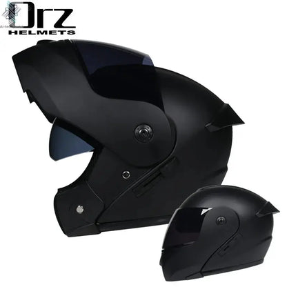 DOT Approved Safety Modular Flip Motorcycle Helmet with Dual Lens Interior Visor - Ai-TechWorld