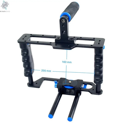 DSLR Rig Video Stabilizer Kit Film Equipment Matte Box+Dslr Cage+Shoulder Mount Rig+Follow Focus for DSLR Camera Camcorder Ai-TechWorld 