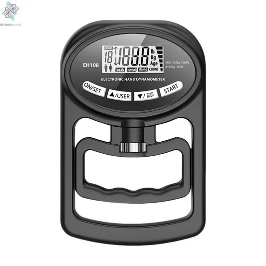 Digital Hand Dynamometer 265Lbs/120Kg – Precision Grip Strength Trainer - Ai - TechWorld