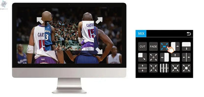 Do Brasil FEELWORLD L2 PLUS 5.5" LCD Multi-camera Video Mixer Switcher With Touch Screen PTZ Control Chroma Key USB3.0 For Live Ai-TechWorld 