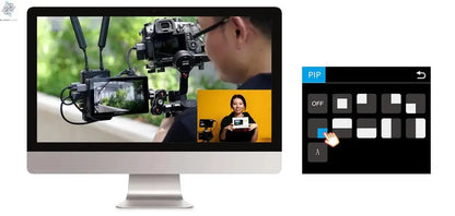 Do Brasil FEELWORLD L2 PLUS 5.5" LCD Multi-camera Video Mixer Switcher With Touch Screen PTZ Control Chroma Key USB3.0 For Live Ai-TechWorld 