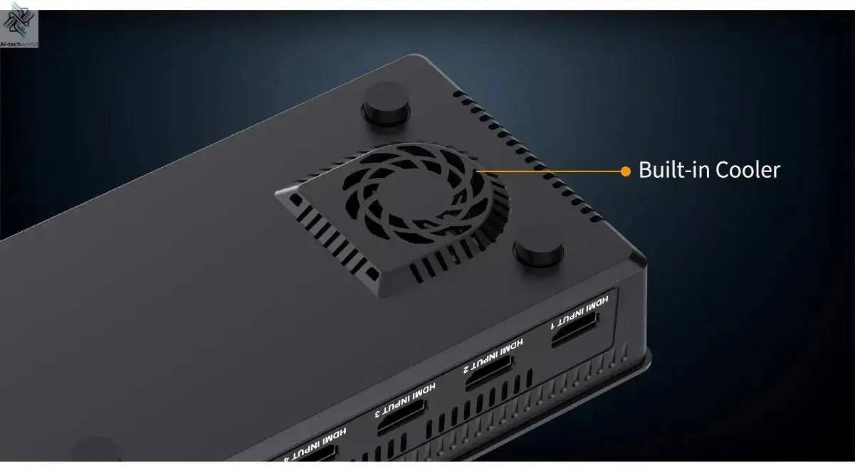 Do Brasil FEELWORLD L2 PLUS 5.5" LCD Multi-camera Video Mixer Switcher With Touch Screen PTZ Control Chroma Key USB3.0 For Live Ai-TechWorld 