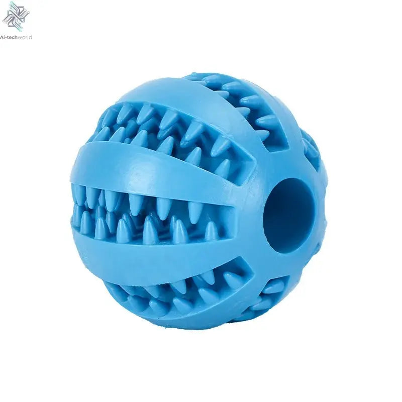 Dog Toy Ball Interactive Rubber Balls Puppy Chewing Toys Pet Tooth Cleaning Ball Cats Pets Food Treat Feeder Silicone Balls Toy Ai-TechWorld 