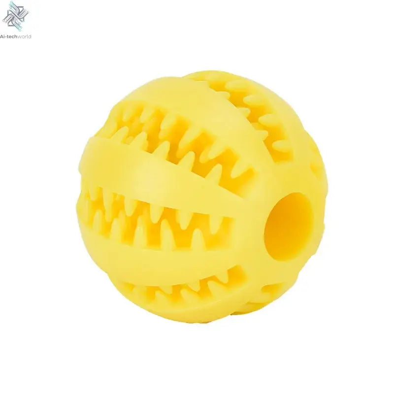 Dog Toy Ball Interactive Rubber Balls Puppy Chewing Toys Pet Tooth Cleaning Ball Cats Pets Food Treat Feeder Silicone Balls Toy Ai-TechWorld 