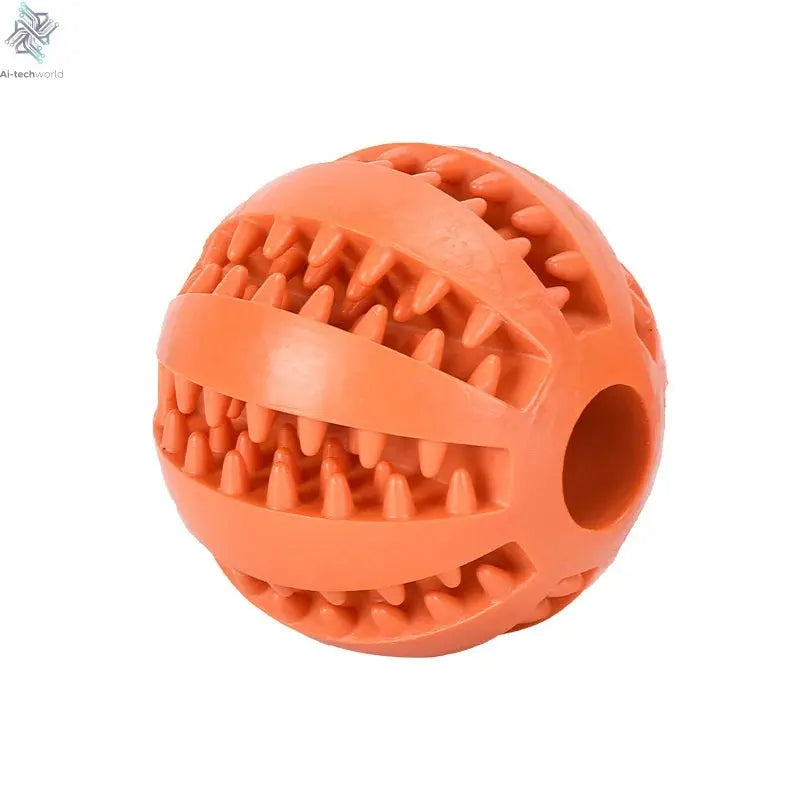 Dog Toy Ball Interactive Rubber Balls Puppy Chewing Toys Pet Tooth Cleaning Ball Cats Pets Food Treat Feeder Silicone Balls Toy Ai-TechWorld 