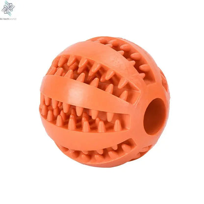 Dog Toy Ball Interactive Rubber Balls Puppy Chewing Toys Pet Tooth Cleaning Ball Cats Pets Food Treat Feeder Silicone Balls Toy Ai-TechWorld 