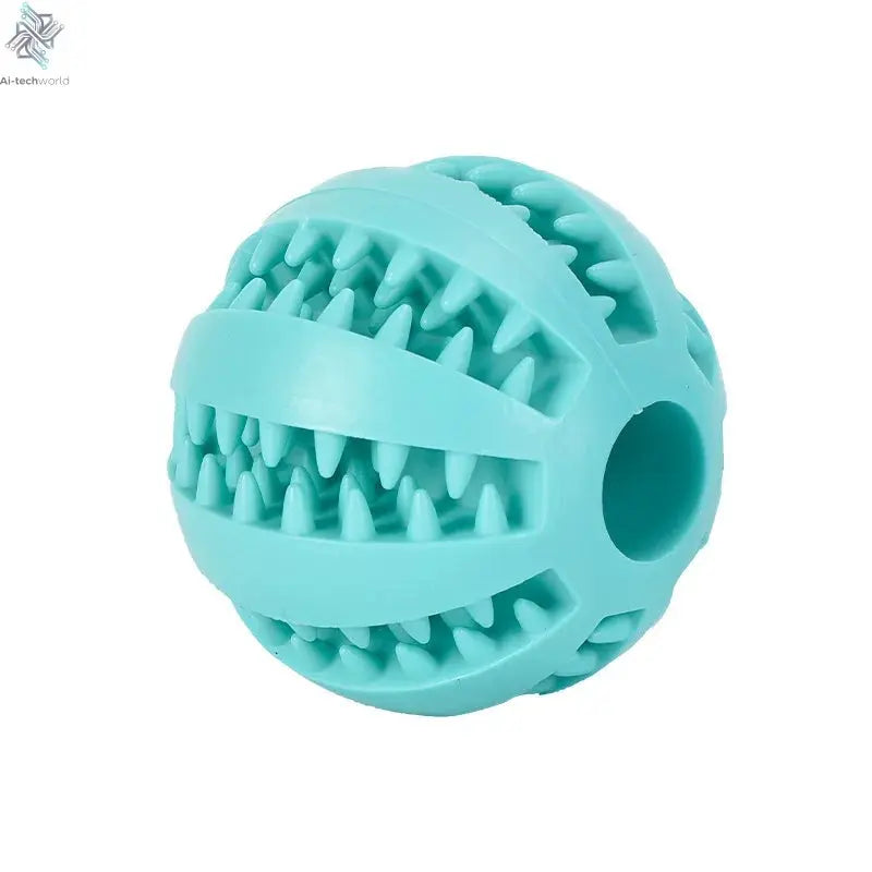 Dog Toy Ball Interactive Rubber Balls Puppy Chewing Toys Pet Tooth Cleaning Ball Cats Pets Food Treat Feeder Silicone Balls Toy Ai-TechWorld 
