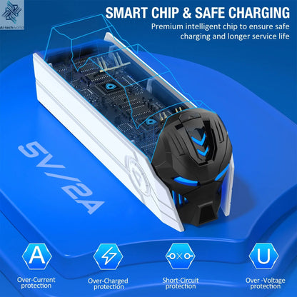 Dual Fast Charger for PS5 Wireless Controller Stand for Sony PlayStation 5 Gamepad DualSense controller Charging Base Ai-TechWorld 