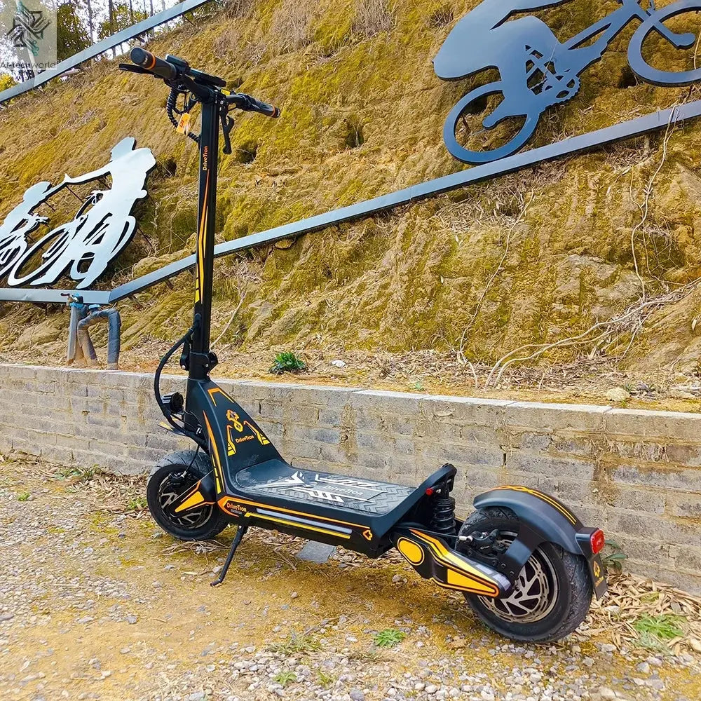 Dual Motor 46mph 80kmh Hydraulic Absorber Brake Powerful Off-road Adult Double Motor Big 60V 11inch Tires Electric Scooter Ai-TechWorld 