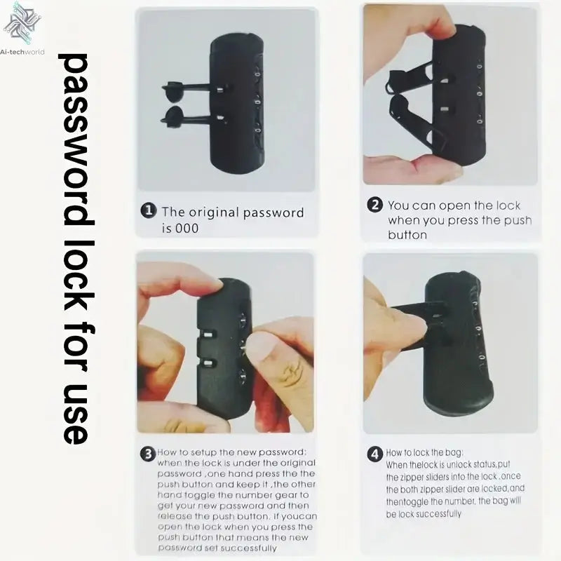 Durable Oxford Fabric Men's Sling Bag - Stylish Motorcycle Crossbody Chest Pack with Phone Pocket, Zip Closure for Daily Commute Ai-TechWorld 