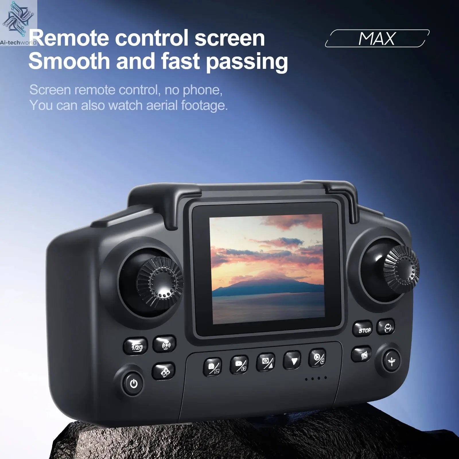 E88PRO Drone 8K 5G HD Dual Camera Aerial Photography Remote control screen display Control Aircraft Quadcopter Ai-TechWorld 