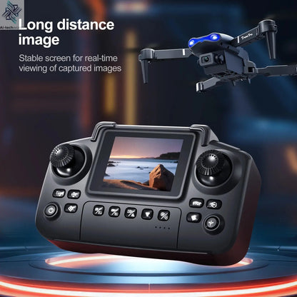 E88PRO Drone 8K 5G HD Dual Camera Aerial Photography Remote control screen display Control Aircraft Quadcopter Ai-TechWorld 