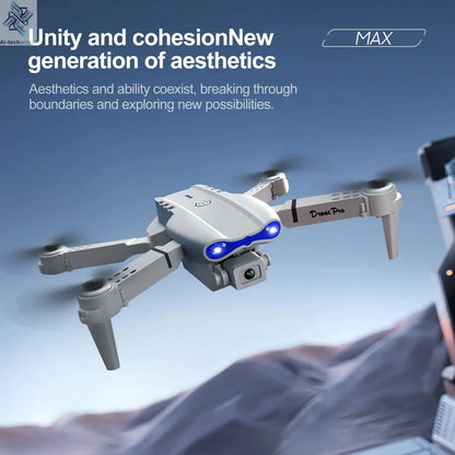 E88PRO Drone 8K 5G HD Dual Camera Aerial Photography Remote control screen display Control Aircraft Quadcopter Ai-TechWorld 
