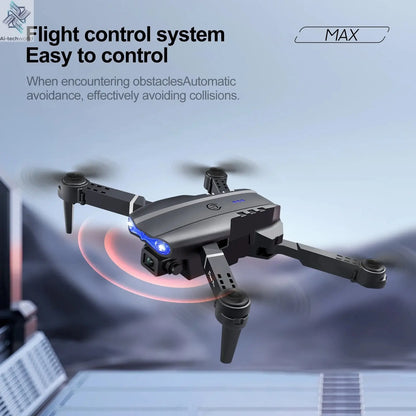 E88PRO Drone 8K 5G HD Dual Camera Aerial Photography Remote control screen display Control Aircraft Quadcopter Ai-TechWorld 