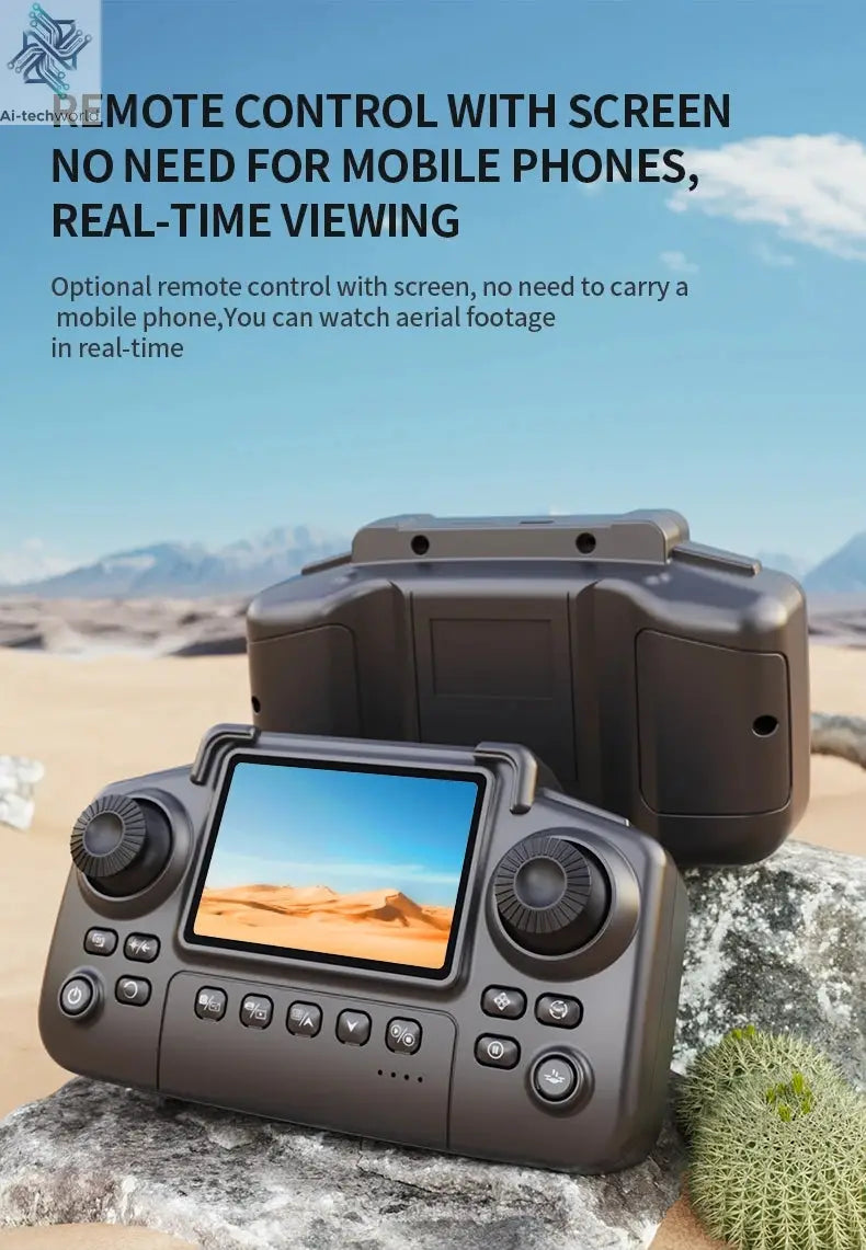 E99 Pro Drone Screen remote control Quadcopter Remote Four Axis Aircraft 8K HD Photography UAV Altitude Fixation Helicopter Toy Ai-TechWorld 
