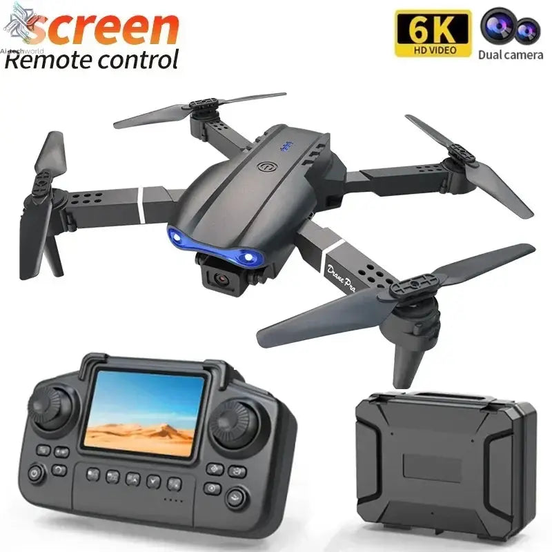 E99 Pro Drone Screen remote control Quadcopter Remote Four Axis Aircraft 8K HD Photography UAV Altitude Fixation Helicopter Toy Ai-TechWorld 