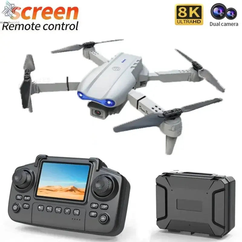 E99 Pro Drone Screen remote control Quadcopter Remote Four Axis Aircraft 8K HD Photography UAV Altitude Fixation Helicopter Toy Ai-TechWorld 
