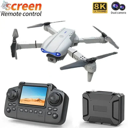 E99 Pro Drone Screen remote control Quadcopter Remote Four Axis Aircraft 8K HD Photography UAV Altitude Fixation Helicopter Toy Ai-TechWorld 
