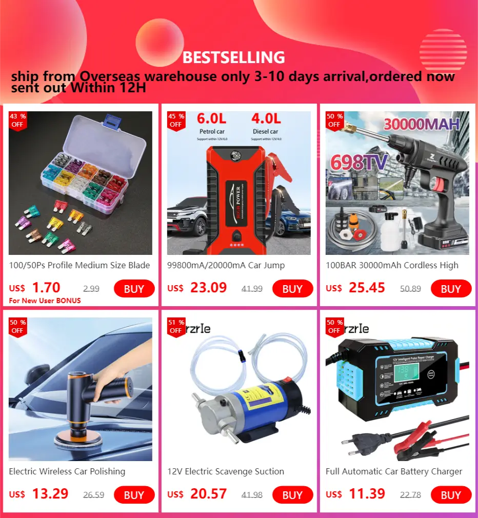 EAFC 4000/2000/1000A Car Jump Starter Power Bank 12V Portable Emergency Start-up Charger forCars Booster Battery Starting Device Ai-TechWorld 