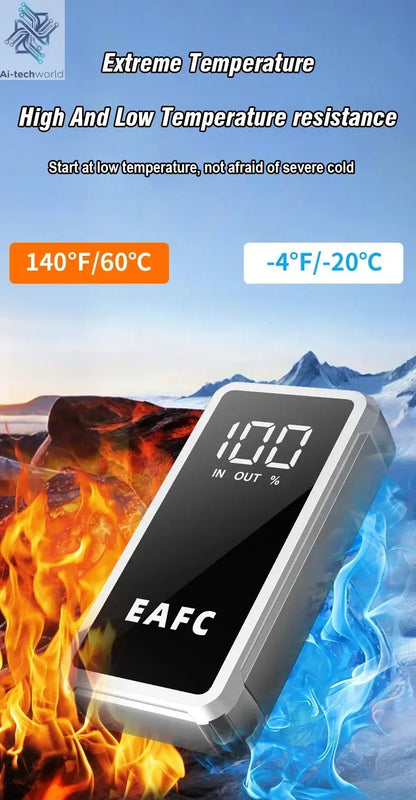 EAFC 4000/2000/1000A Car Jump Starter Power Bank 12V Portable Emergency Start-up Charger forCars Booster Battery Starting Device Ai-TechWorld 