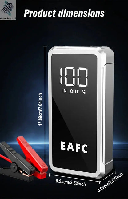 EAFC 4000/2000/1000A Car Jump Starter Power Bank 12V Portable Emergency Start-up Charger forCars Booster Battery Starting Device Ai-TechWorld 